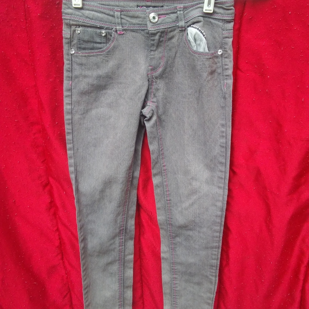 Junior's Real Love Gray Jeans Size 12
